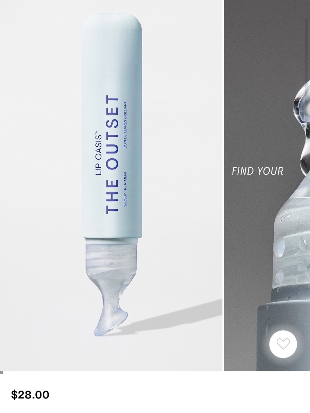 The Outset Lip Oasis Gloss Treatment - Clear